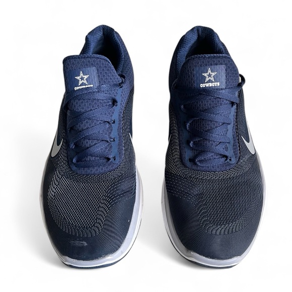 NIKE NFL X Free Trainer V7 Dallas Cowboys Blue Running Sneakers Mens US 11.5 - Picture 8 of 10